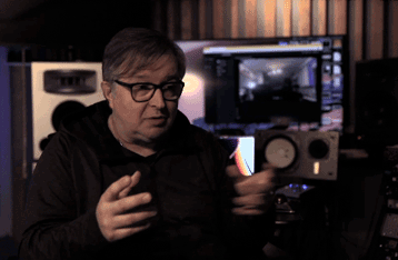 Image of Rich Kellar explaining how Sessionwire has allowed for direct access to producers, artists and anyone else that would be behind the glass.