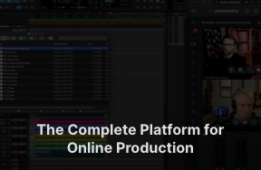 Screenshot of a tour of Sessionwire’s online collaboration capabilities. The Complete Platform for Online Production.